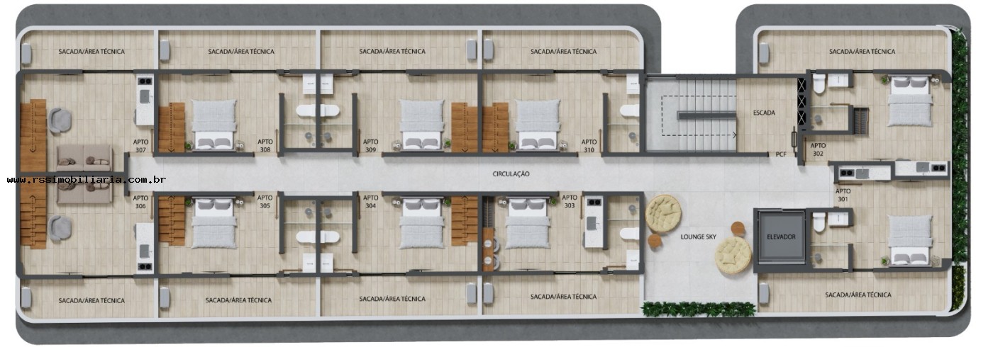 Flat/Apart Hotel à venda com 1 quarto, 21m² - Foto 15