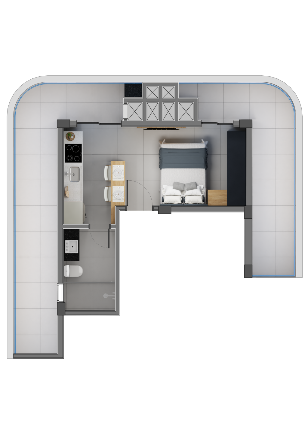 Apartamento à venda com 1 quarto, 29m² - Foto 33