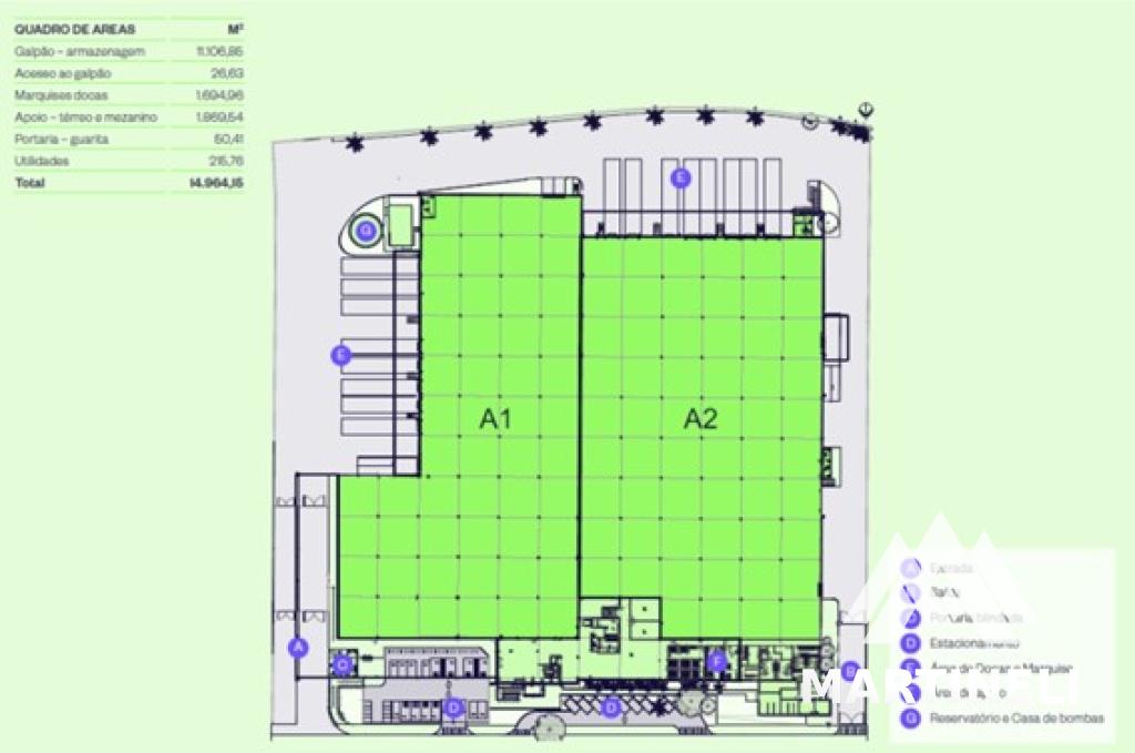 Depósito-Galpão-Armazém para alugar, 7000m² - Foto 2