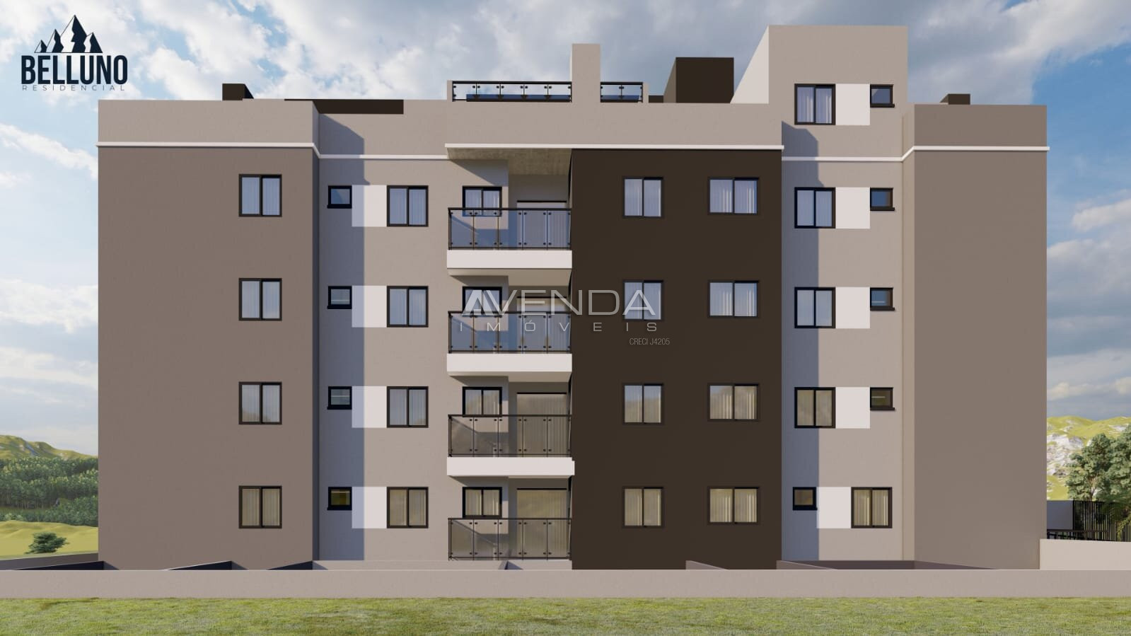 Apartamento à venda com 2 quartos, 59m² - Foto 3