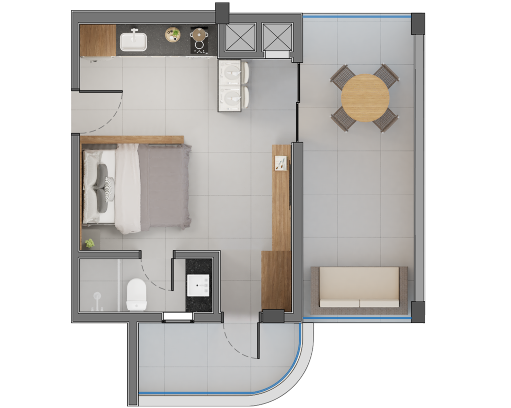 Apartamento à venda com 1 quarto, 29m² - Foto 35