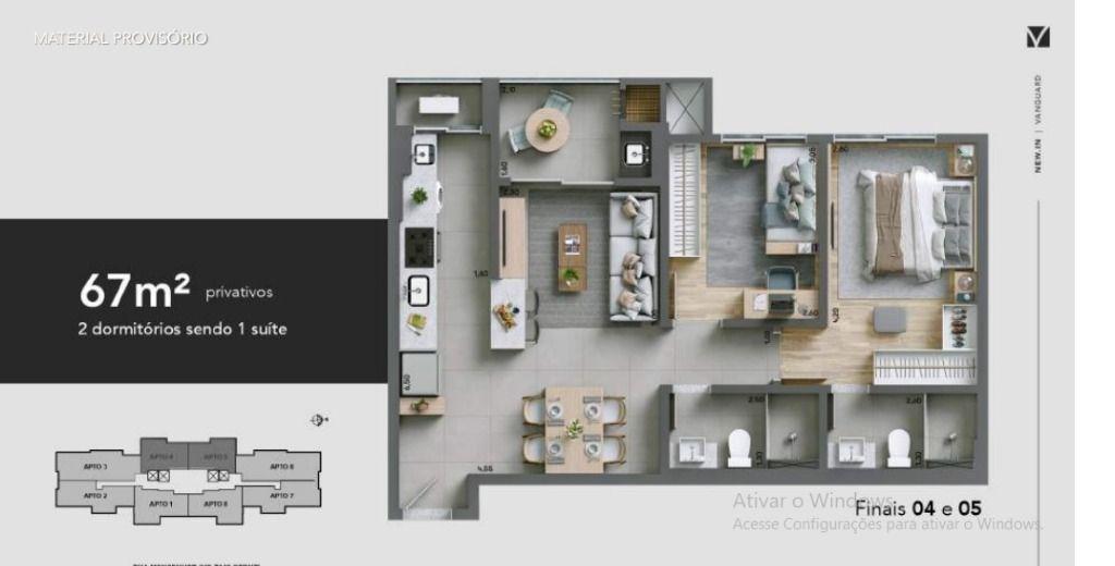 Apartamento à venda com 2 quartos, 69m² - Foto 18