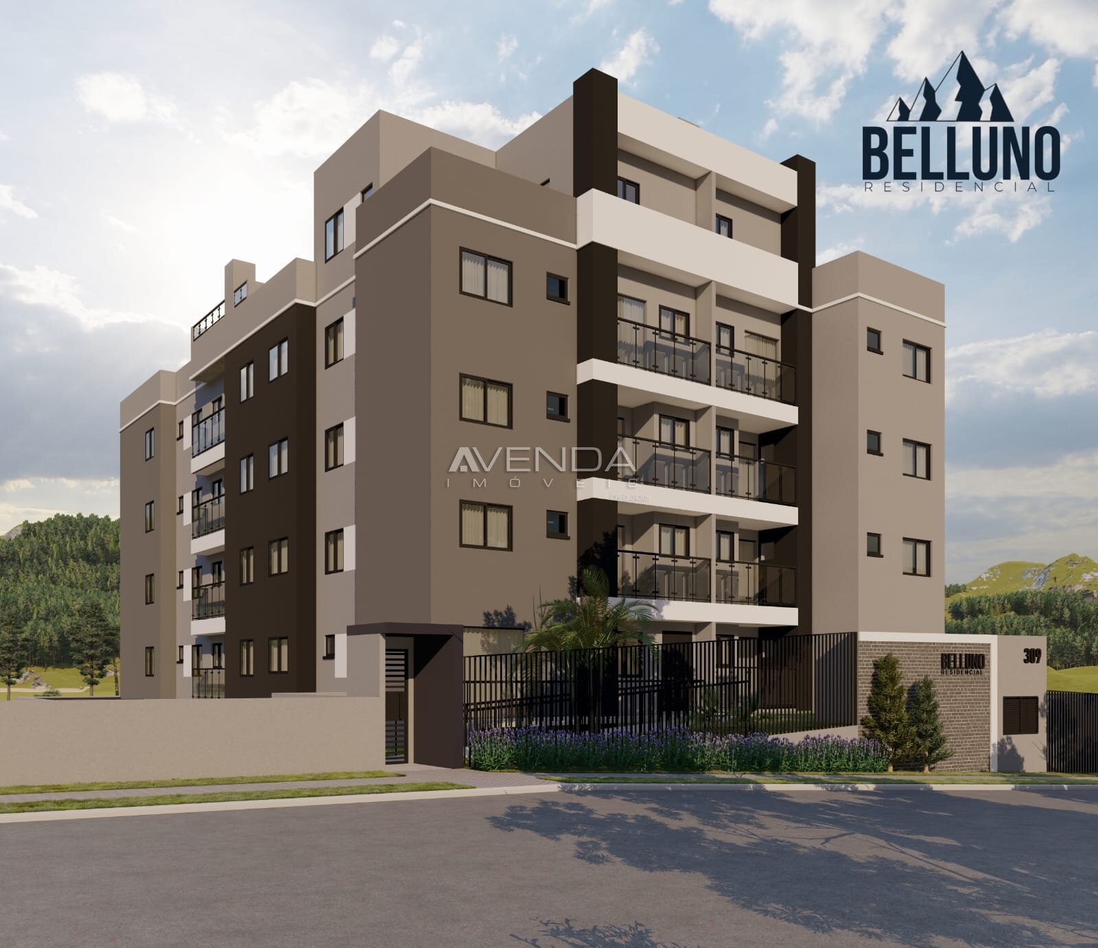 Apartamento à venda com 2 quartos, 59m² - Foto 1