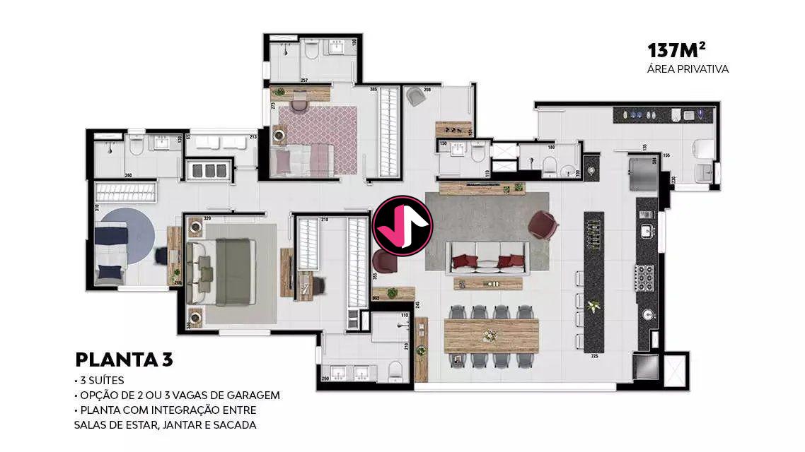 Apartamento à venda com 3 quartos, 139m² - Foto 28