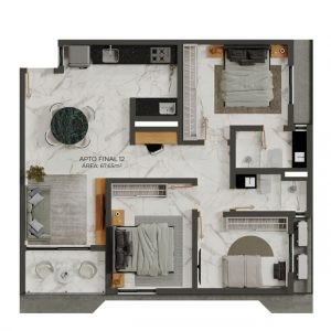 Apartamento à venda com 2 quartos, 53m² - Foto 27
