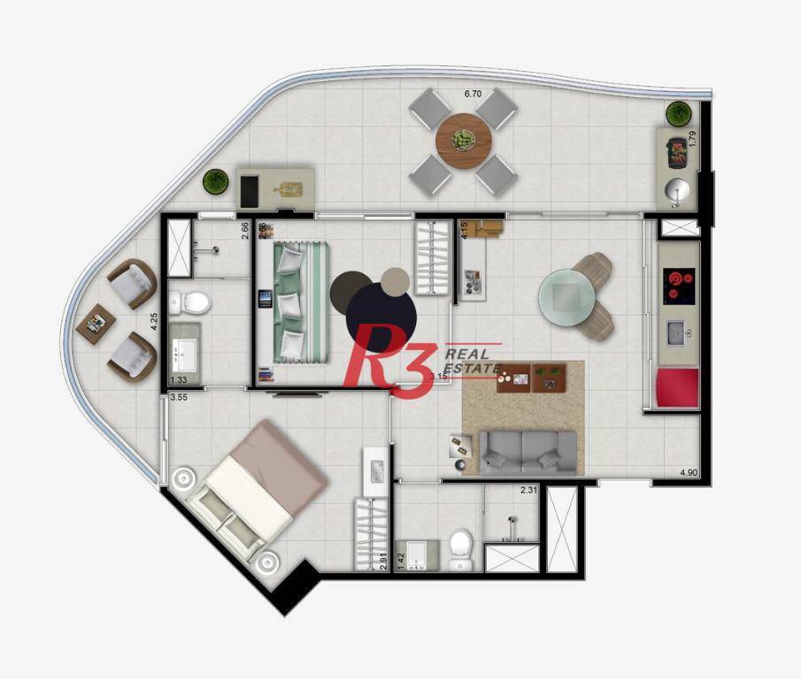 Flat/Apart Hotel à venda com 1 quarto, 45m² - Foto 31