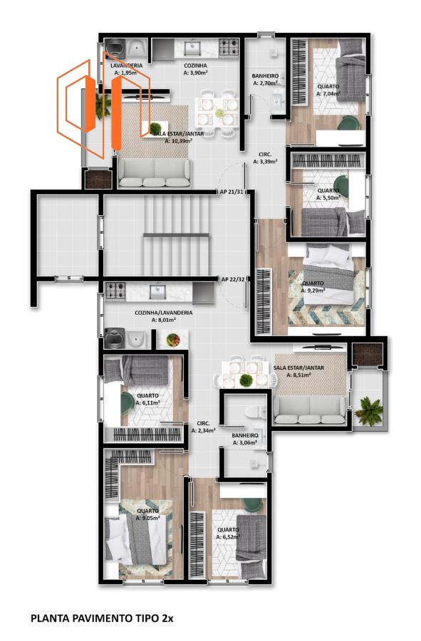 Cobertura à venda com 3 quartos, 103m² - Foto 10