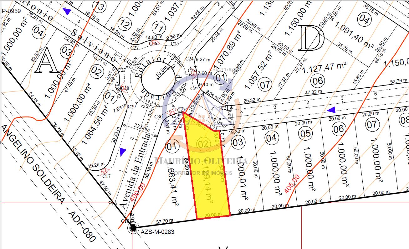 Terreno à venda, 1129m² - Foto 2