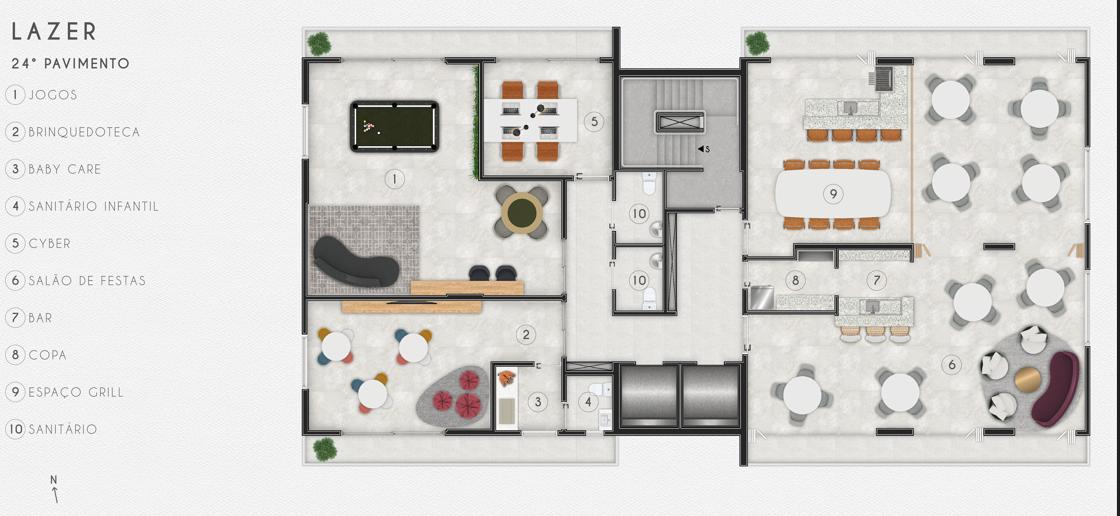 Apartamento à venda com 2 quartos, 68m² - Foto 30
