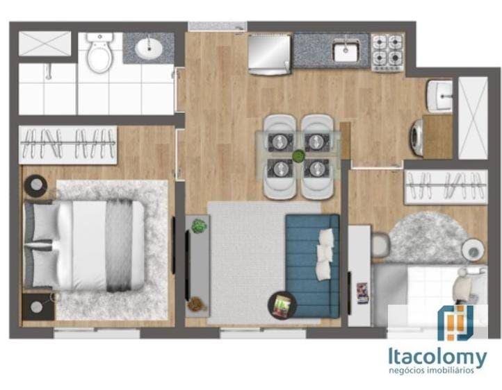 Flat/Apart Hotel à venda com 2 quartos, 34m² - Foto 23