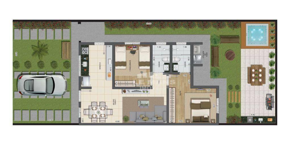 Casa de Condomínio à venda com 2 quartos, 62m² - Foto 21