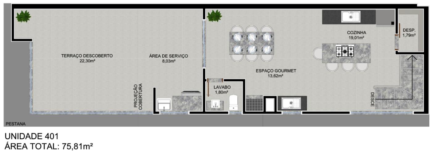 Apartamento à venda com 3 quartos, 79m² - Foto 17