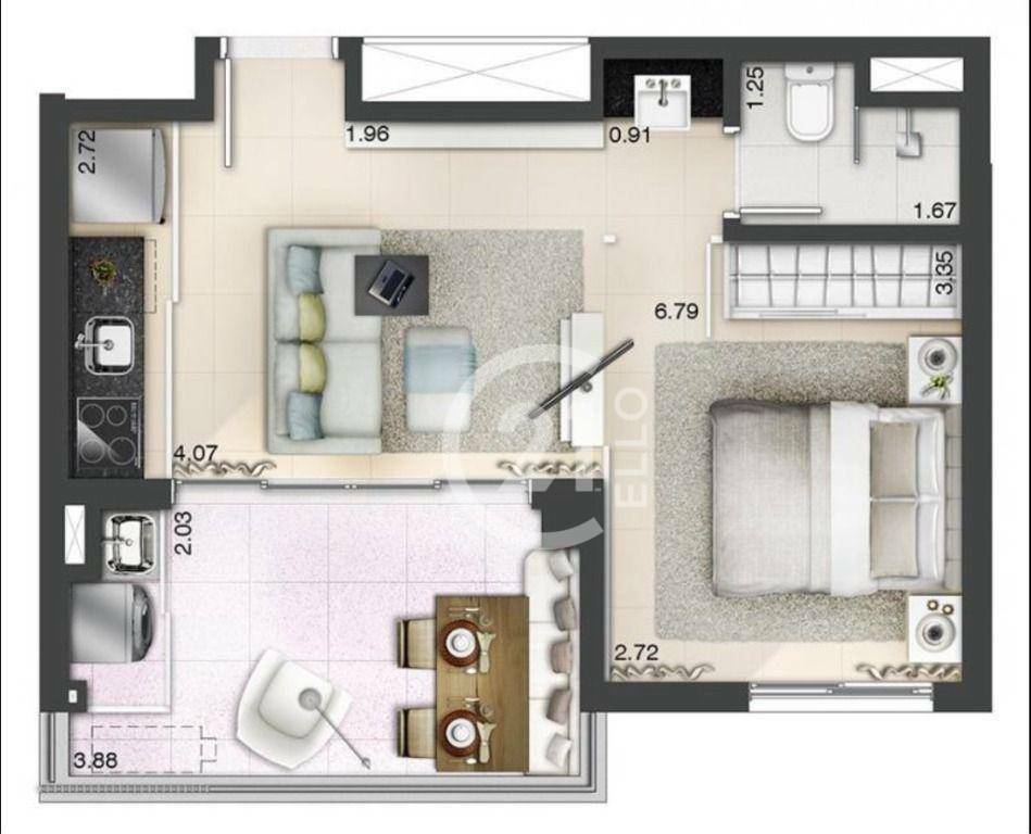 Cobertura à venda com 1 quarto, 41m² - Foto 10