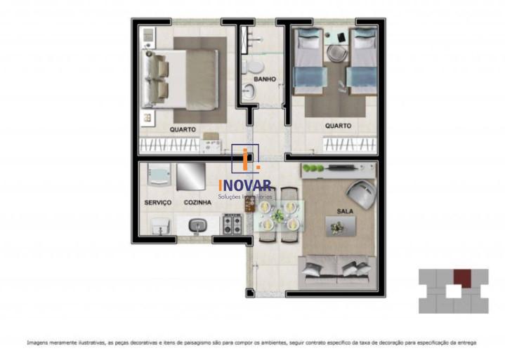 Apartamento à venda com 2 quartos, 48m² - Foto 15