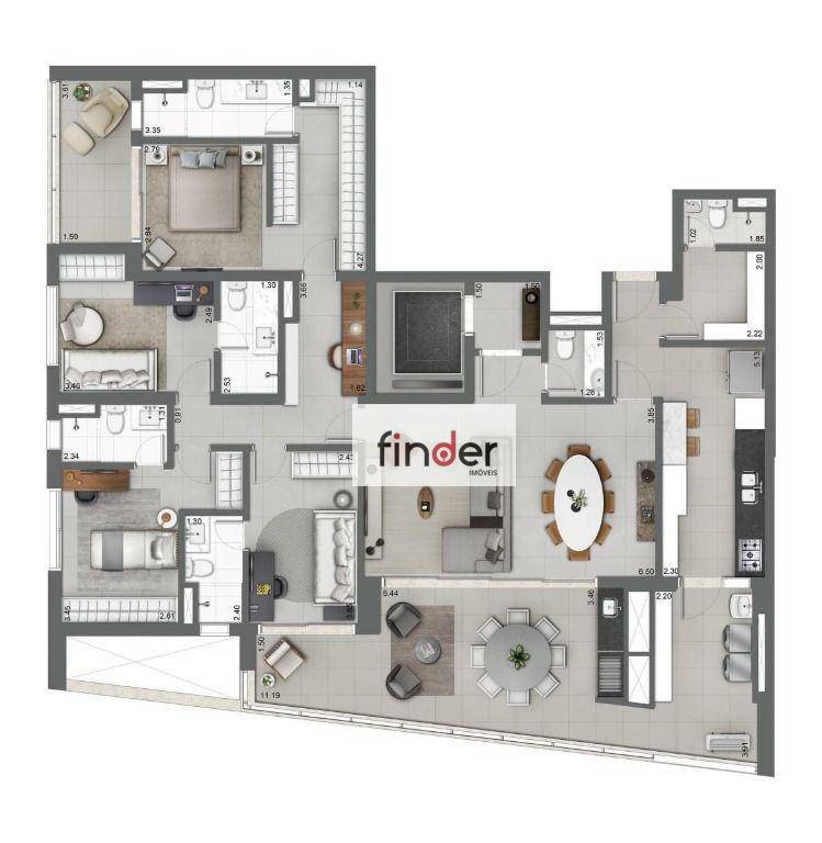 Cobertura à venda com 3 quartos, 377m² - Foto 65