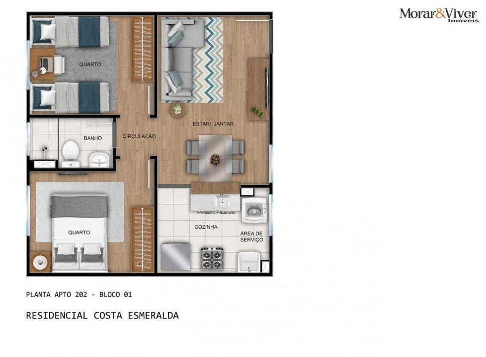 Apartamento à venda com 2 quartos, 38m² - Foto 14