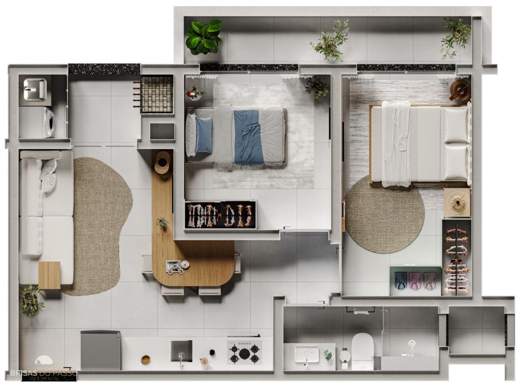 Apartamento à venda com 2 quartos, 53m² - Foto 11