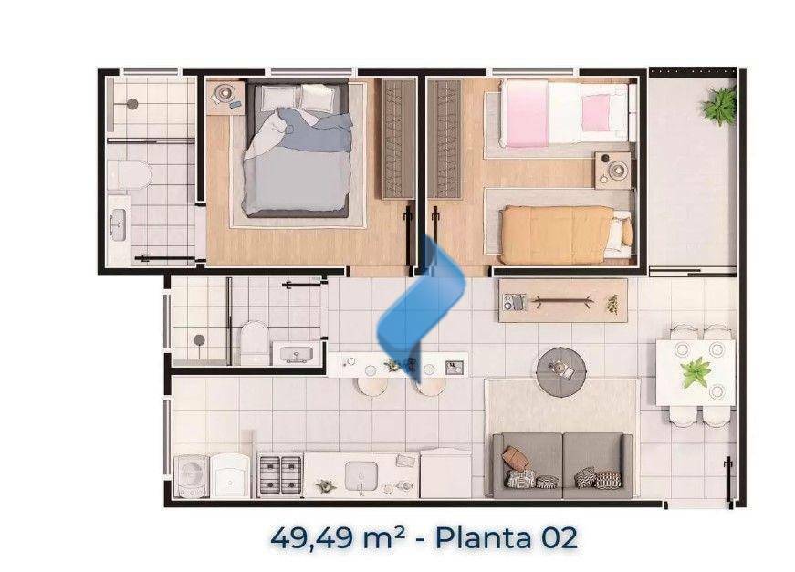 Apartamento à venda com 3 quartos, 68m² - Foto 21