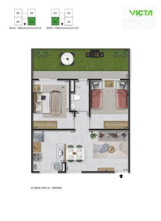 Apartamento à venda com 2 quartos, 40m² - Foto 18
