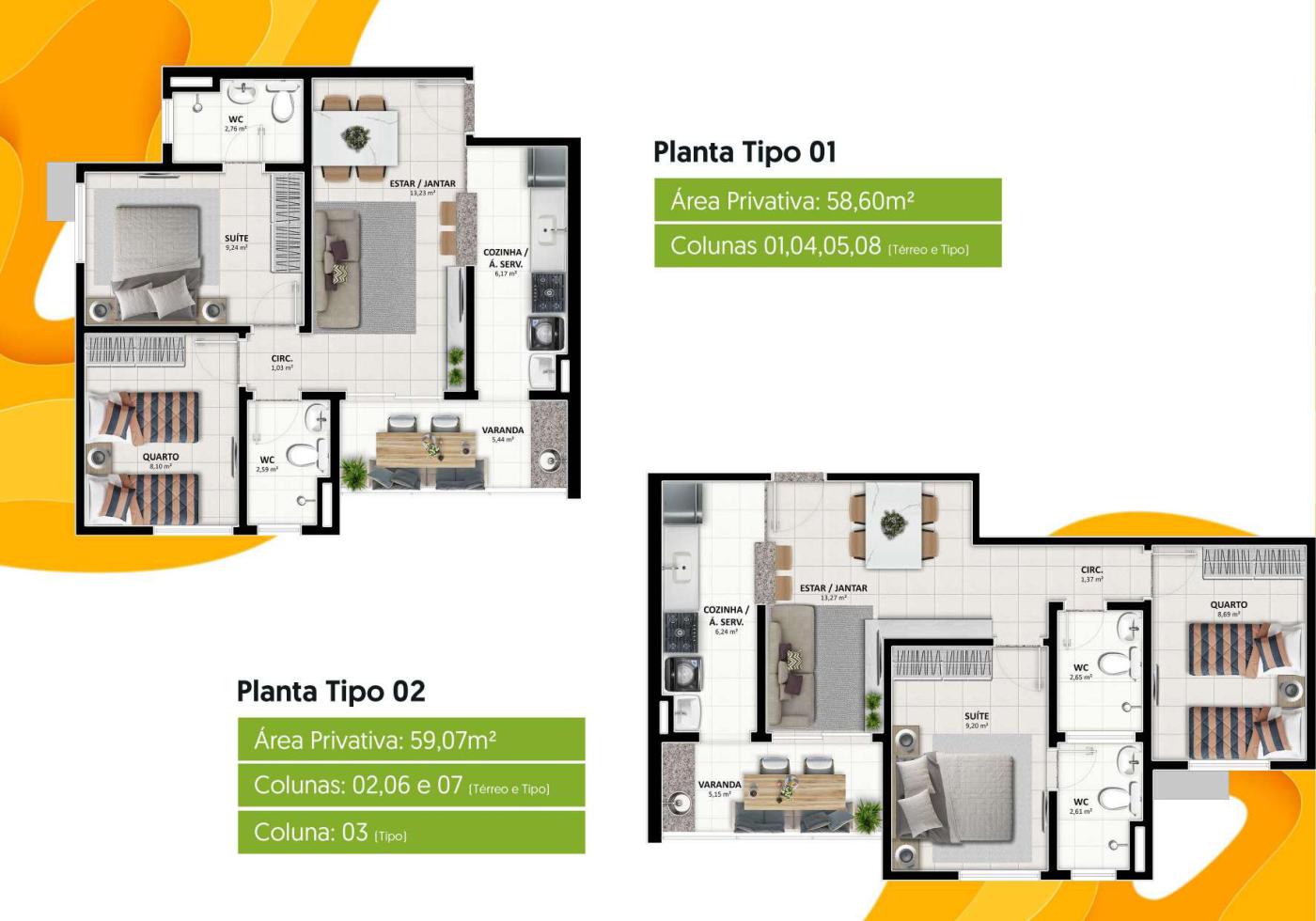 Apartamento à venda com 2 quartos, 63m² - Foto 20