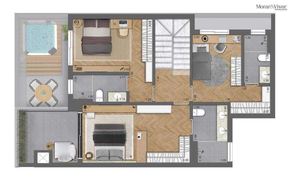 Cobertura à venda com 3 quartos, 141m² - Foto 46