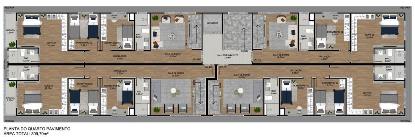 Apartamento à venda com 3 quartos, 79m² - Foto 11