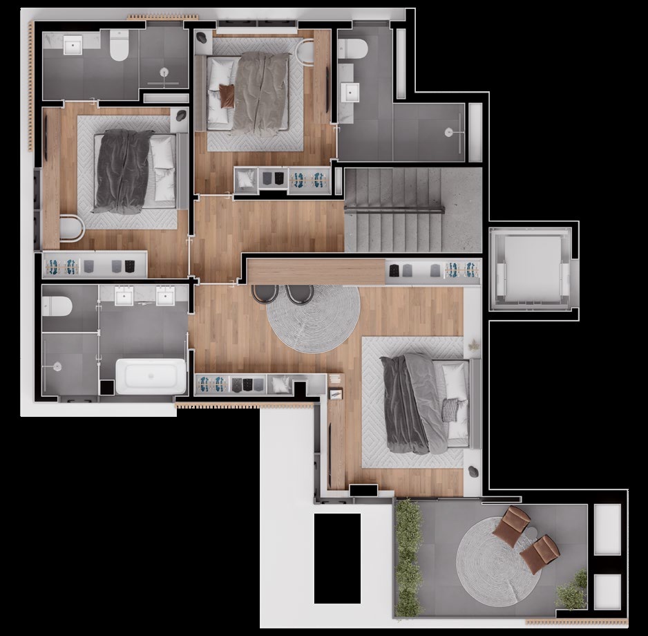 Apartamento à venda com 2 quartos, 124m² - Foto 27