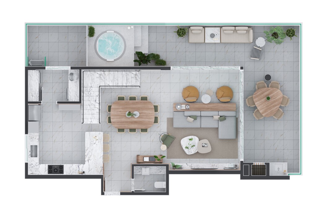 Apartamento à venda com 3 quartos, 167m² - Foto 15