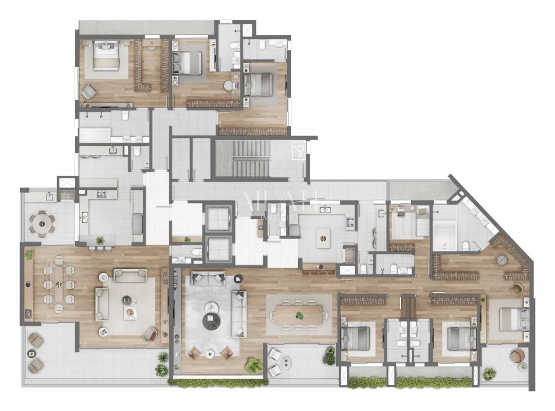 Apartamento à venda com 3 quartos, 272m² - Foto 7