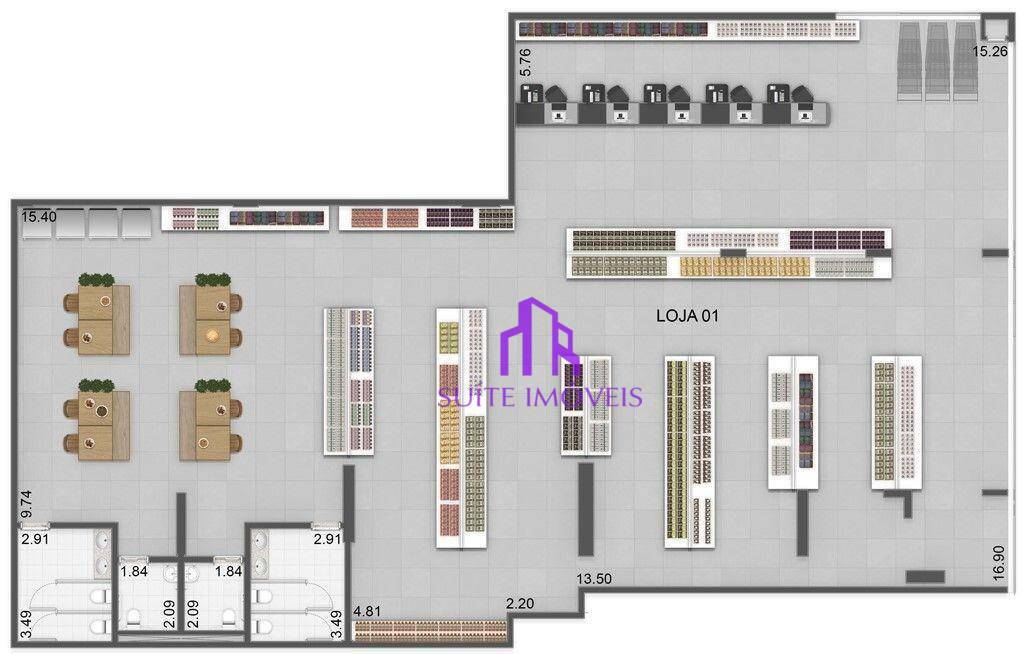 Loja-Salão à venda, 497m² - Foto 2
