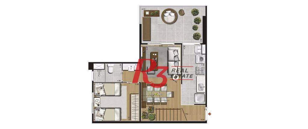 Apartamento para alugar com 1 quarto, 48m² - Foto 34