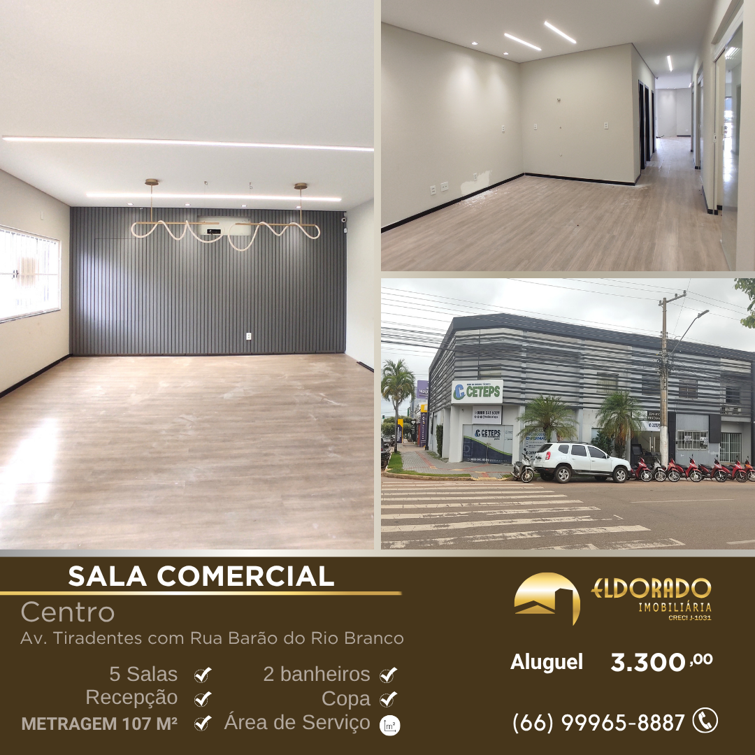 Conjunto Comercial-Sala para alugar, 107m² - Foto 1