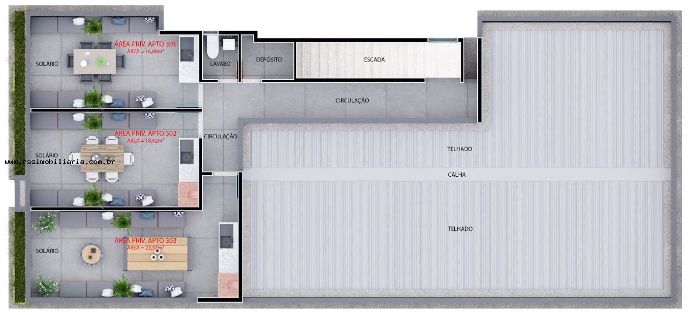 Apartamento à venda com 3 quartos, 64m² - Foto 4