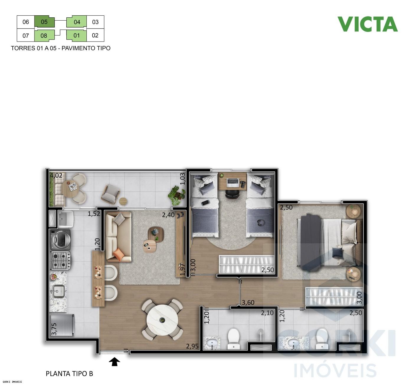 Apartamento à venda com 2 quartos, 48m² - Foto 33