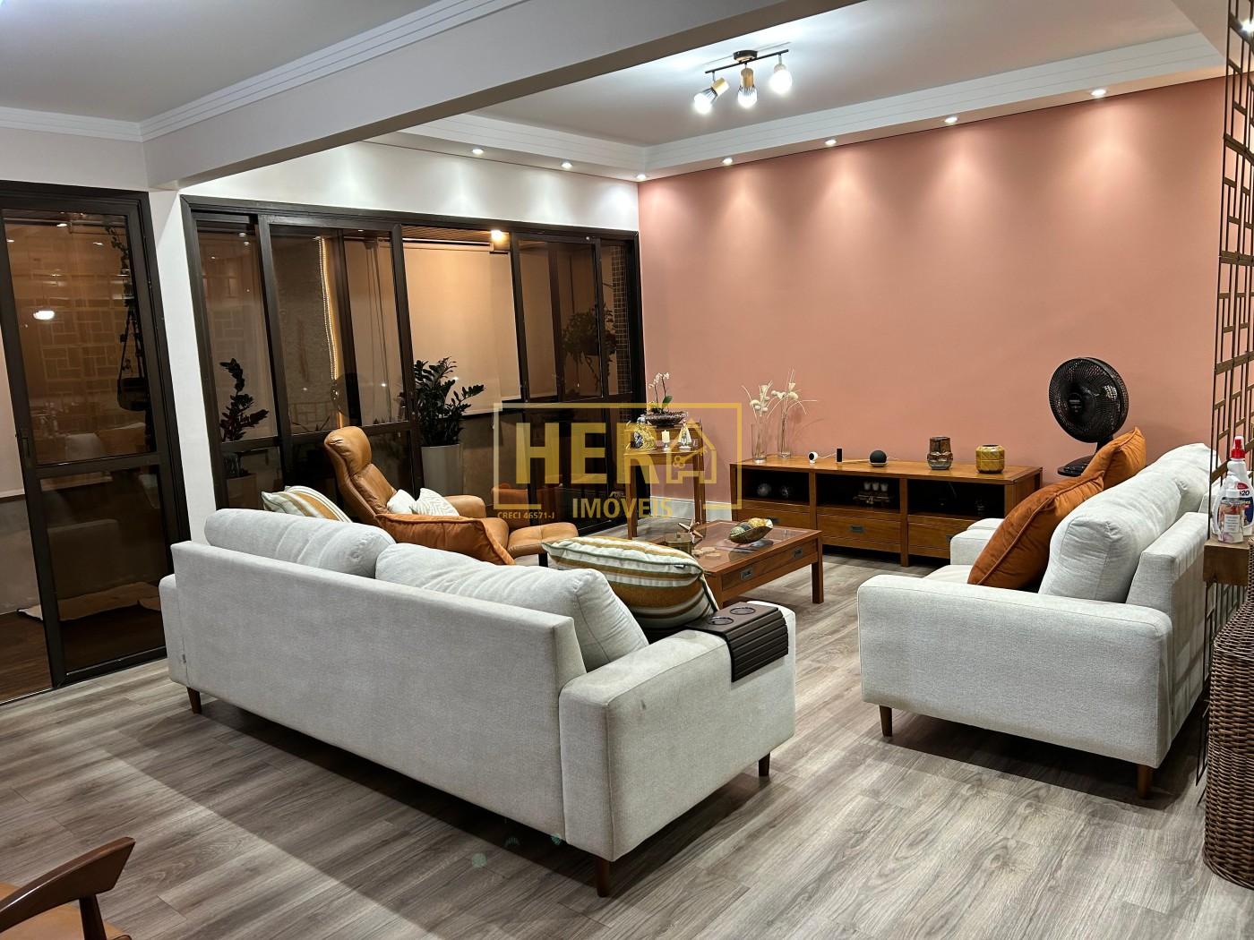 Apartamento à venda com 3 quartos, 198m² - Foto 3