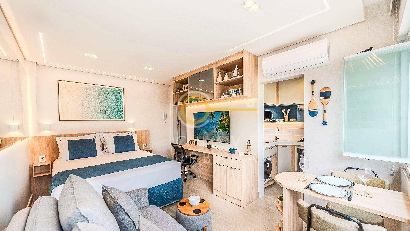 Kitnet e Studio à venda e aluguel com 1 quarto, 31m² - Foto 1