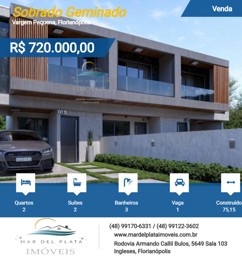 Sobrado à venda com 2 quartos, 89m² - Foto 7