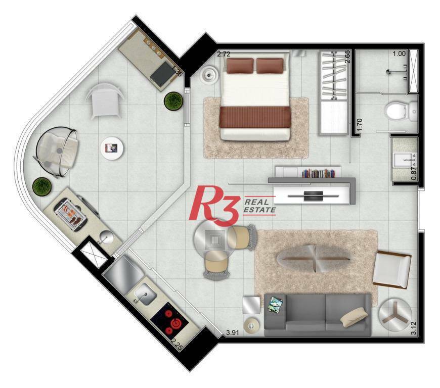 Flat/Apart Hotel à venda com 1 quarto, 45m² - Foto 32