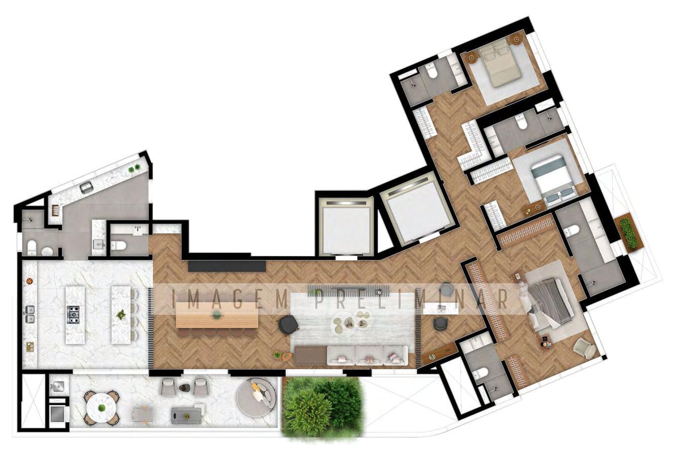 Apartamento à venda com 3 quartos, 165m² - Foto 22