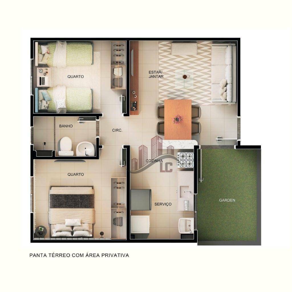 Apartamento à venda com 2 quartos, 48m² - Foto 15