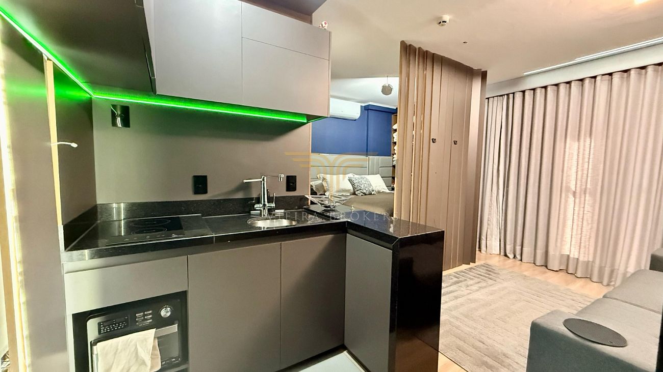 Flat/Apart Hotel à venda com 1 quarto, 33m² - Foto 1