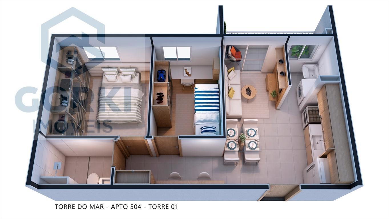 Apartamento à venda com 2 quartos, 39m² - Foto 13