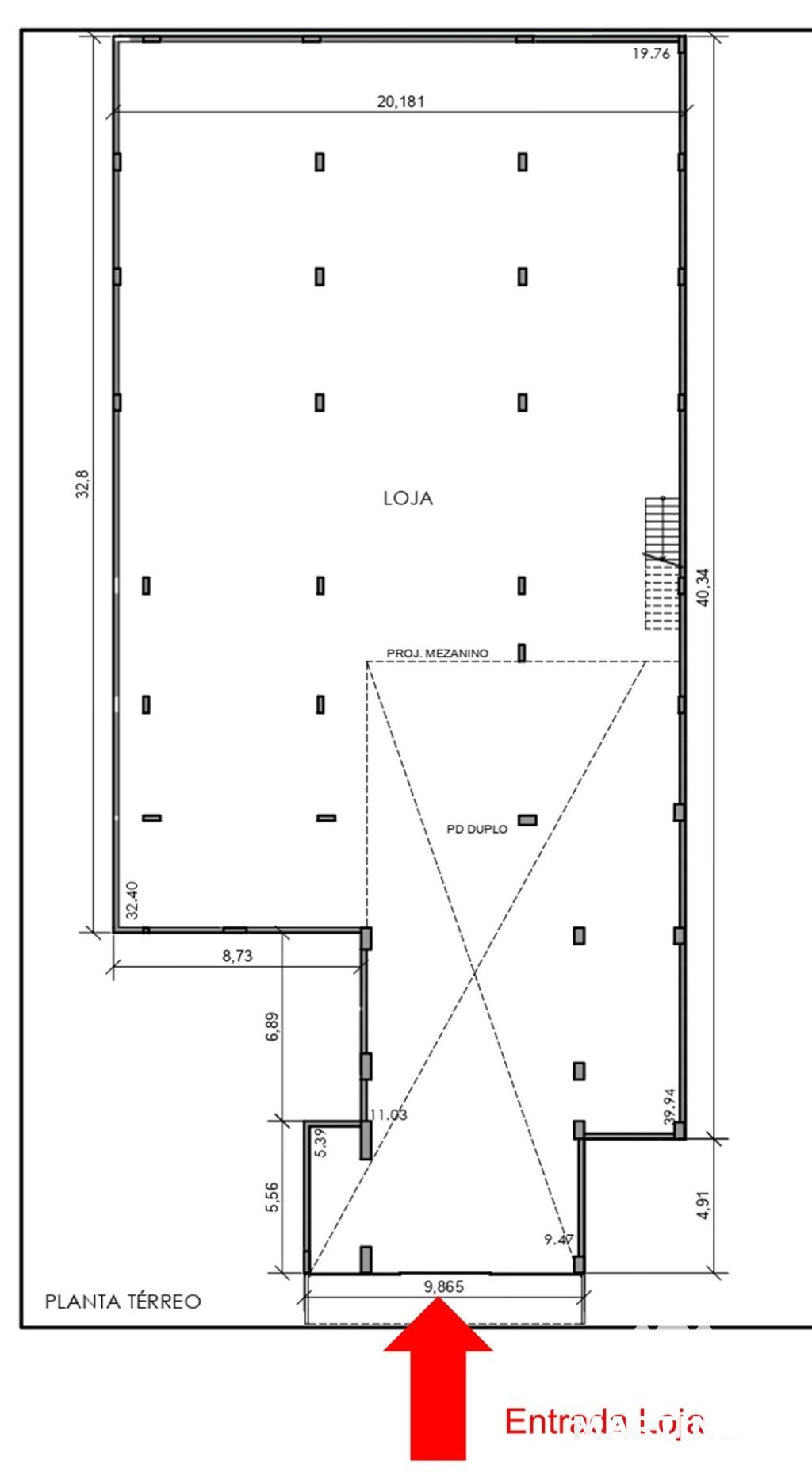 Loja-Salão à venda e aluguel, 1330m² - Foto 3