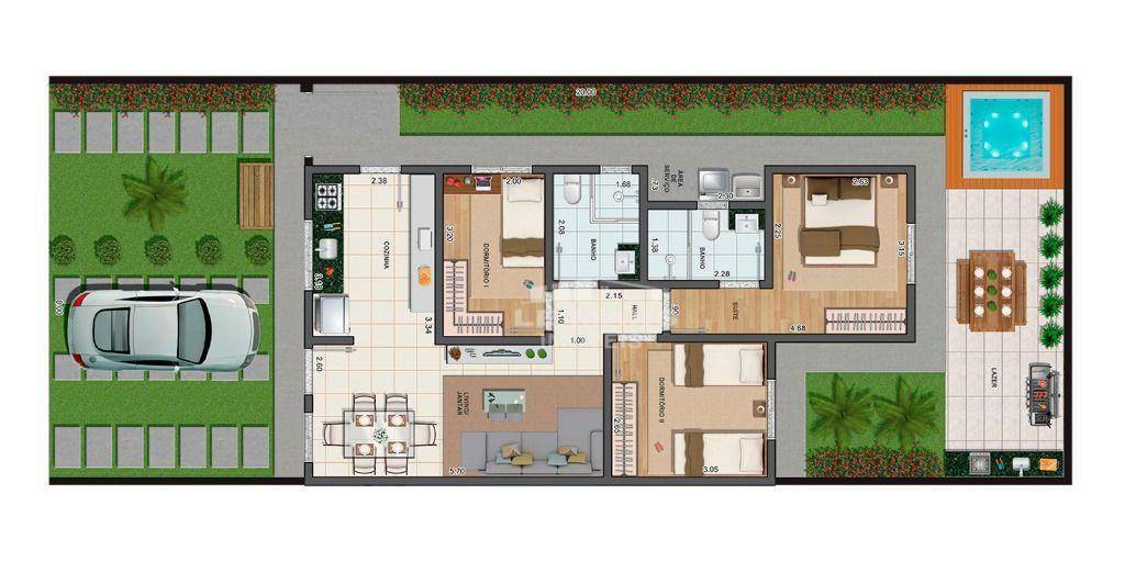 Casa de Condomínio à venda com 2 quartos, 62m² - Foto 23