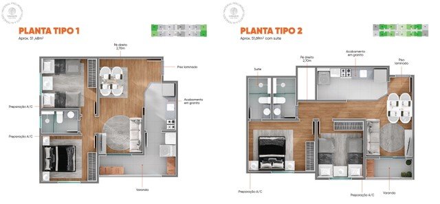 Apartamento à venda com 2 quartos, 51m² - Foto 14