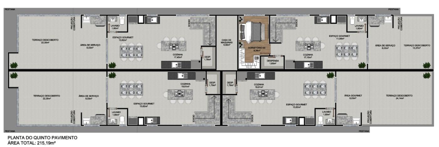Apartamento à venda com 3 quartos, 79m² - Foto 14