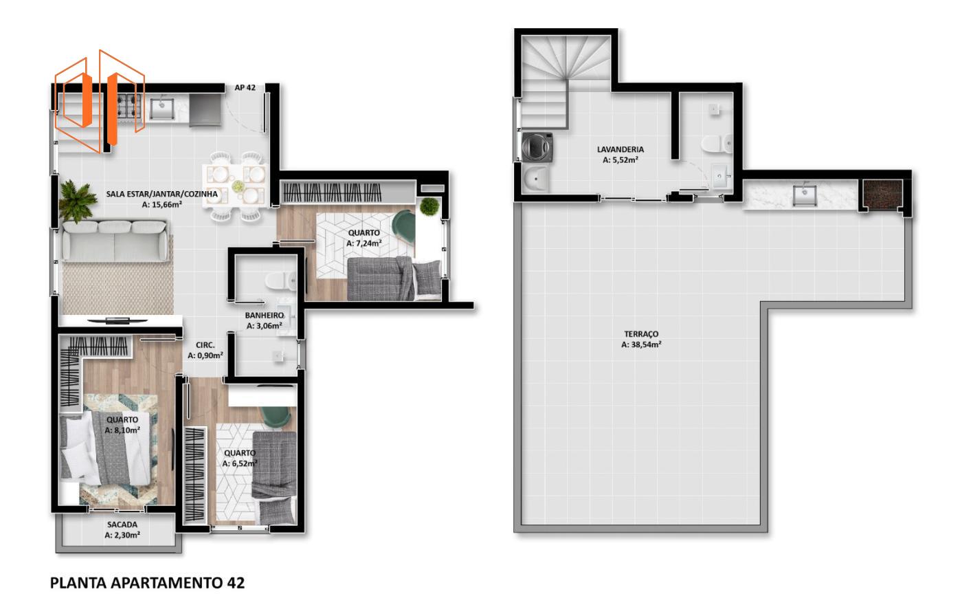 Cobertura à venda com 3 quartos, 103m² - Foto 14