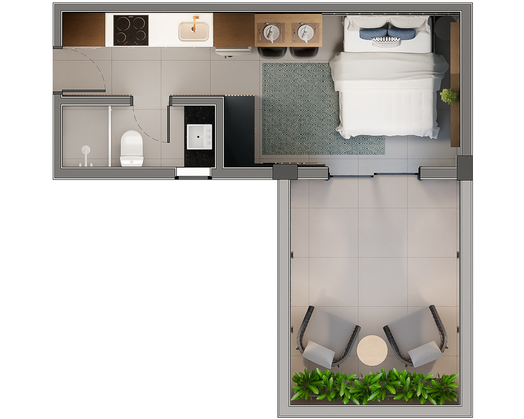 Apartamento à venda com 1 quarto, 29m² - Foto 31