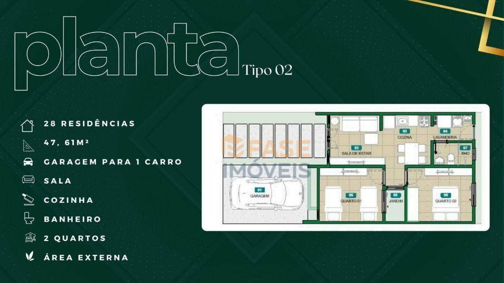 Casa de Condomínio à venda com 2 quartos, 47m² - Foto 7